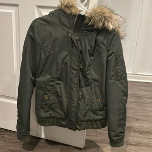 American Eagle army green jacket